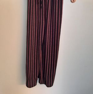 Pinstriped Jumpsuit